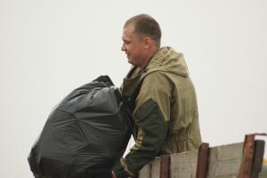 Субботник на озере у Надеждино