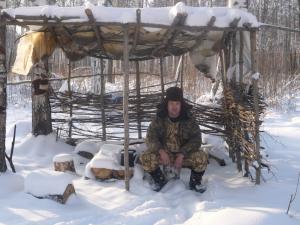 остановились перекусить, Муромцево ноябрь 2010г